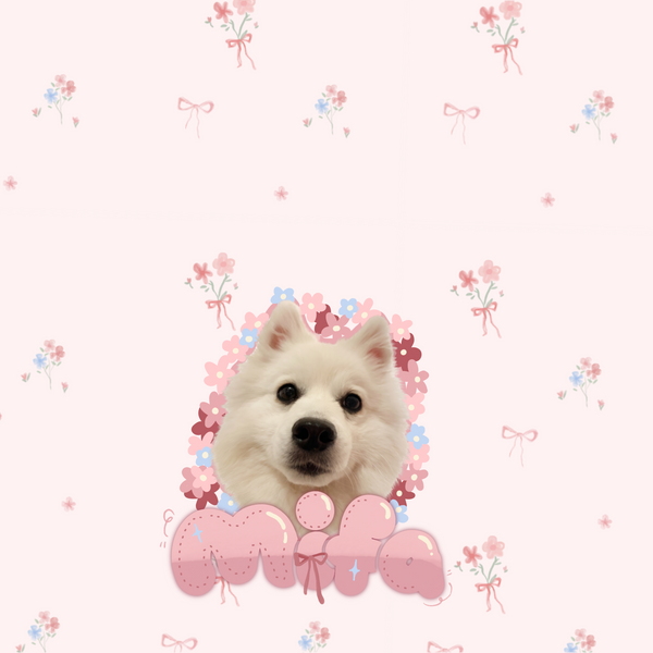 Artist-designed pet bag template