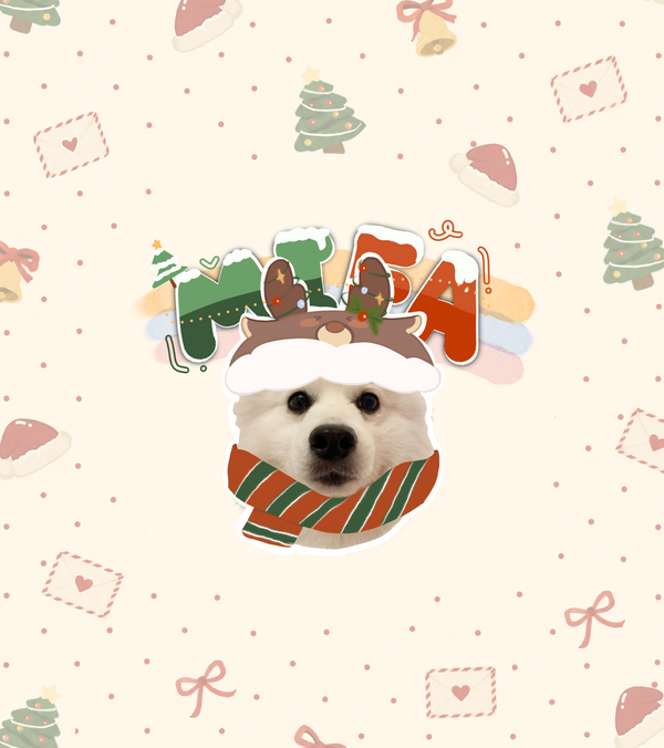 Artist-designed pet bag template
