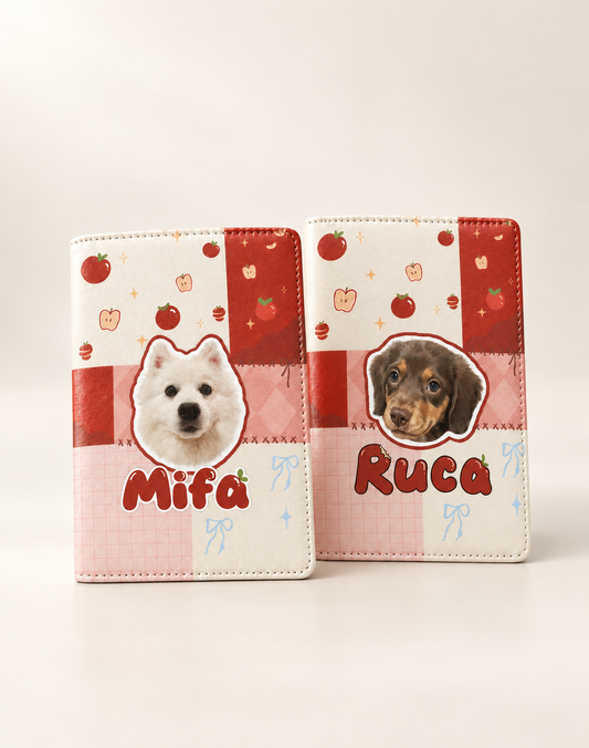 Custom Pet Photo Passport Holder – Personalized Dog & Cat Passport Cover